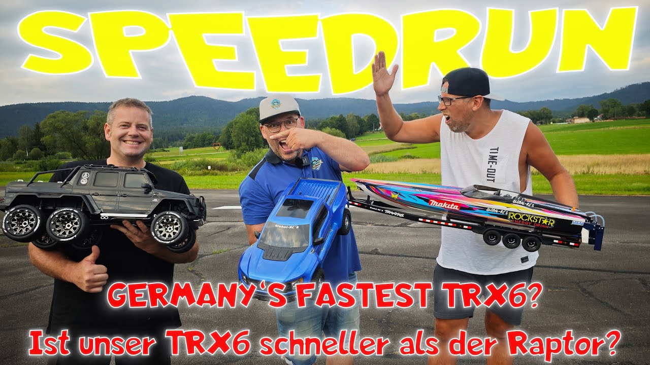 Germany`s fastest TRX-6. Speedrun. Können wir 100 km/h aus ihm heraus kitzeln?