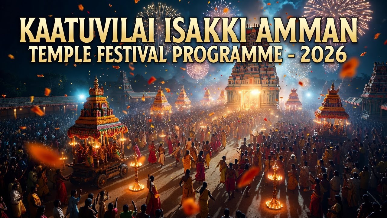 KAATUVILAI ISAKKI AMMAN TEMPLE FESTIVAL PROGRAMME - 2026 | South Indian Temple Celebration