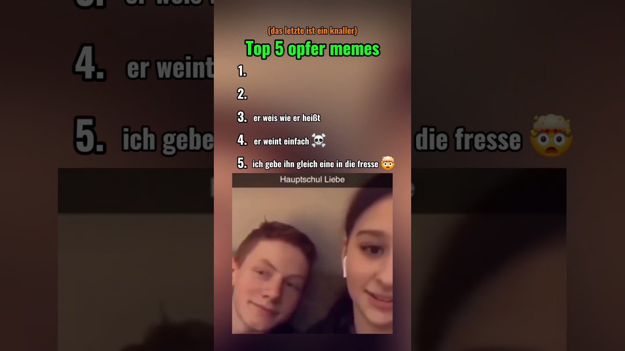 Top 5 opfer memes 