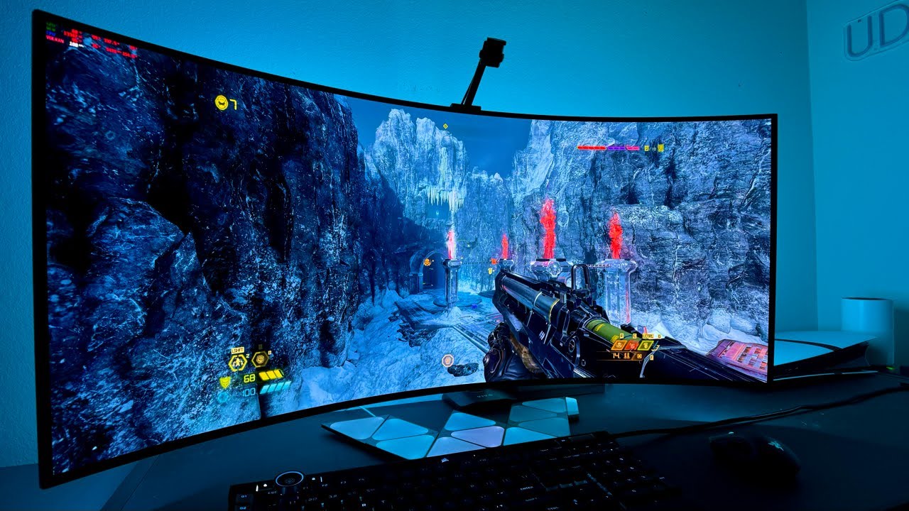 Doom Eternal is INCREDIBLE on the 2025 LG 45