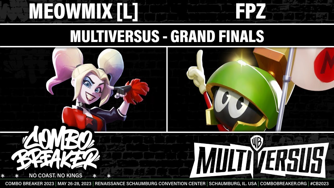 COMBO BREAKER 2023 GRAND FINALS - meowmix [L] (Harley) vs FPZ (Marvin) - MultiVersus