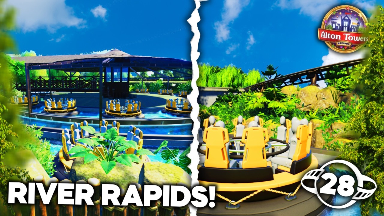 Recreating The CONGO RIVER RAPIDS! | Planet Towers #28