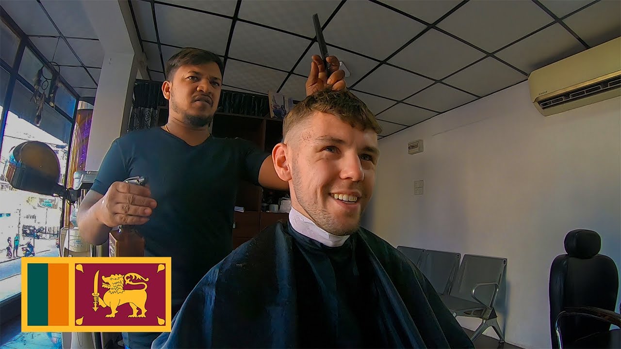 $16 Haircut in Sri Lanka 🇱🇰 (Weligama)