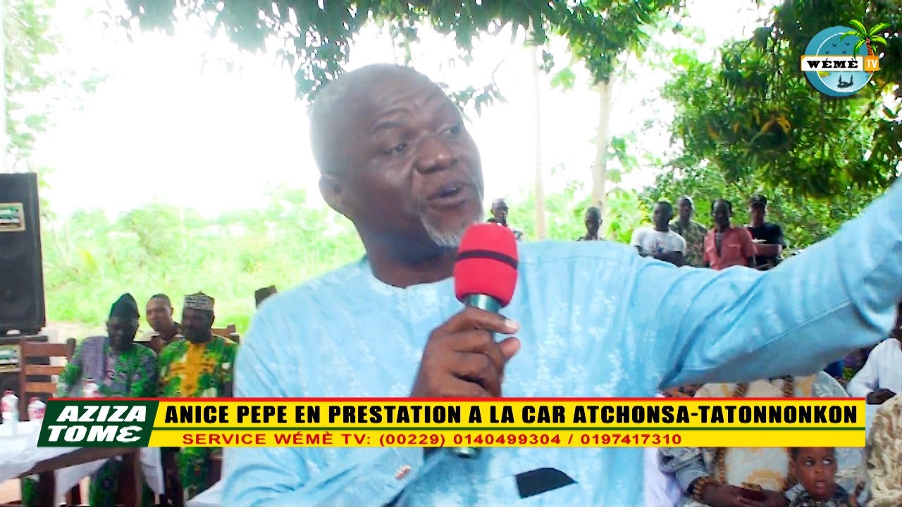 ANICE PEPE EN PRESTATION A LA CAR ATCHONSA TATONNONKON
