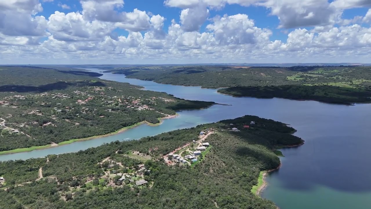 Drone explora represa de CORUMB&Aacute; IV em Goi&aacute;s 