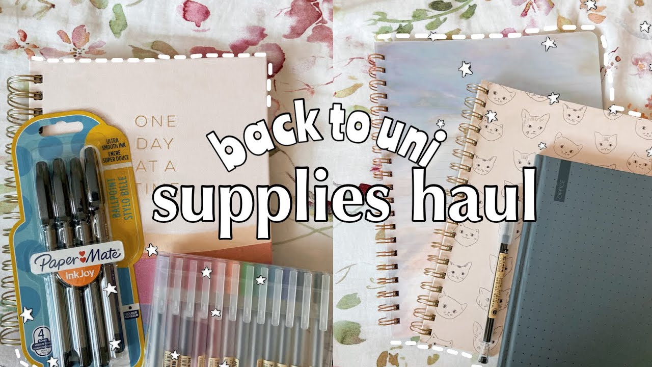back to uni supplies haul 2021!