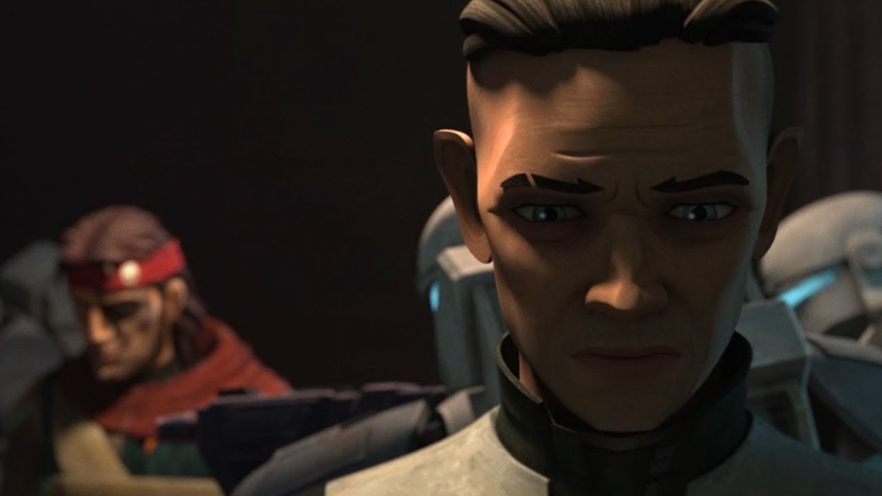 Hemlock captures Hunter - Bad Batch Season 2 Episode 16