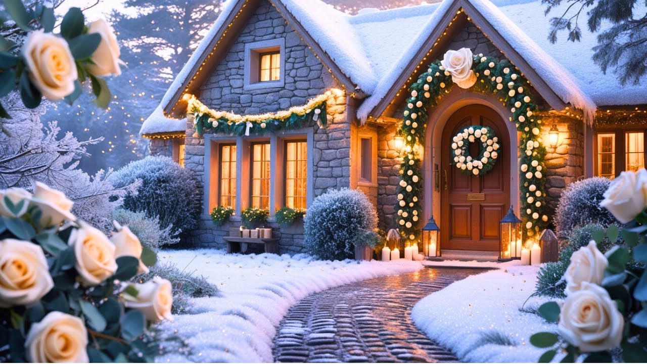 Magical Christmas Cottages 🎄 Elegant Cozy Holiday Ambience & Peaceful Winter Inspiration