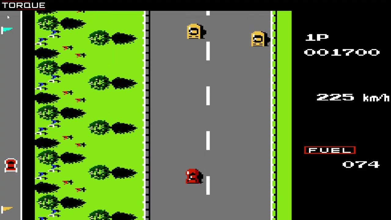 Road Fighter Nintendo Entertaiment System NES