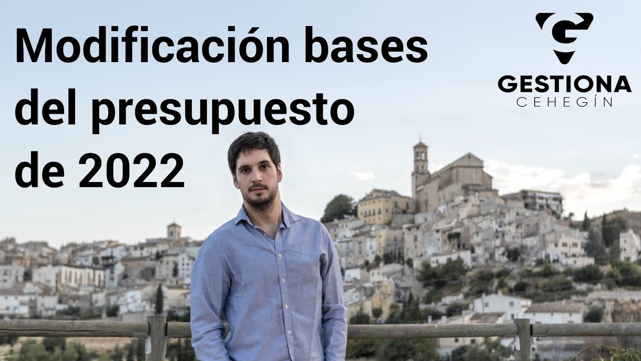 Modificación bases del presupuesto