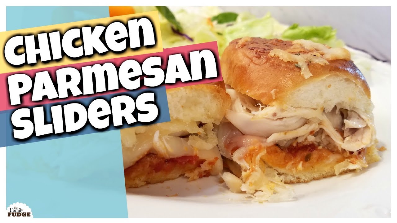 CHICKEN PARMESAN SLIDERS with a rotisserie chicken || Quick & Easy Dinner Idea