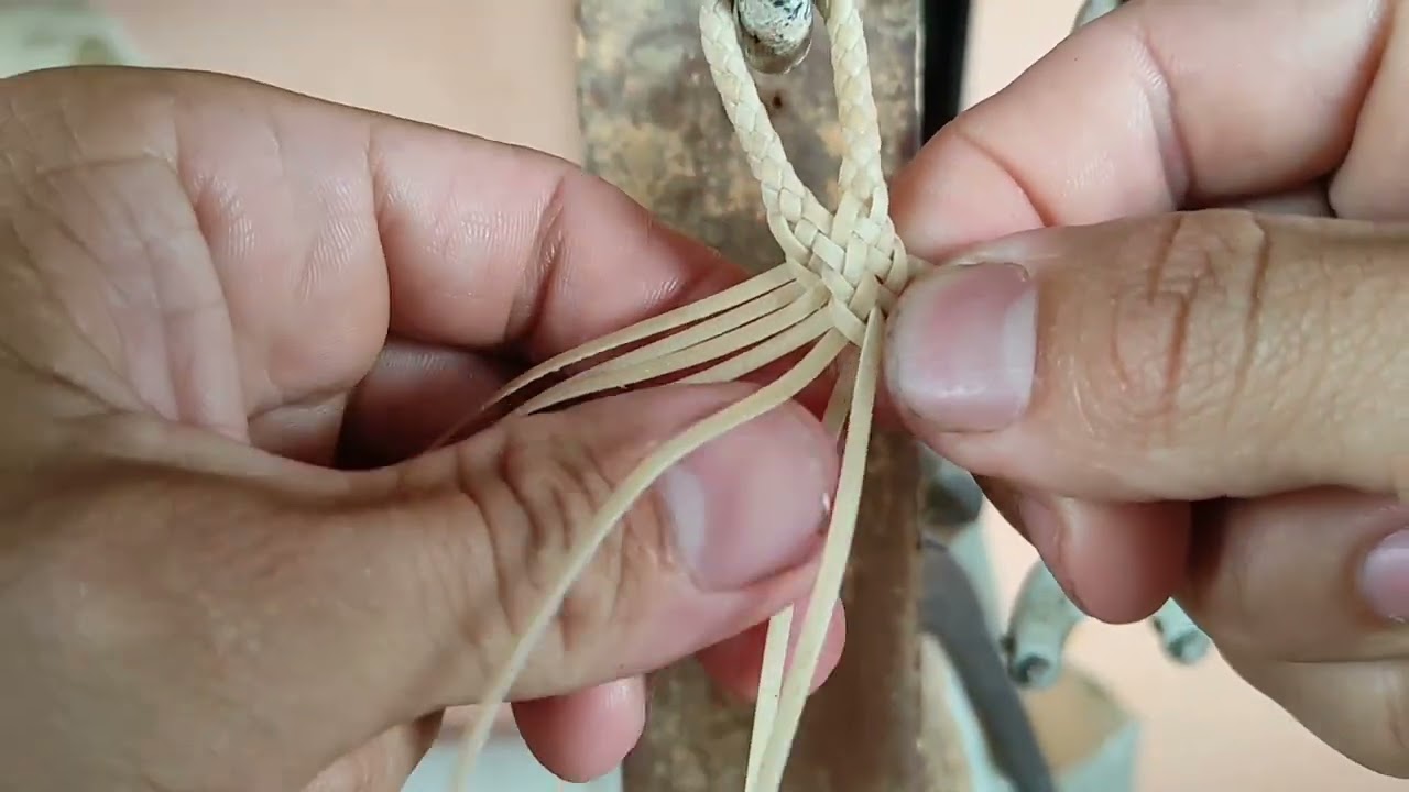 Como fazer a junção trança Lombo de jacaré 6 pra 12 tentos
