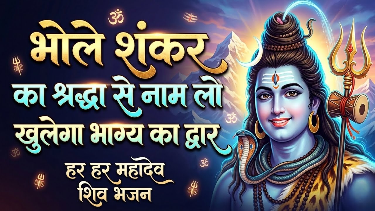 भोले शंकर का नाम लो | भक्ति भजन | हर हर महादेव 🔱