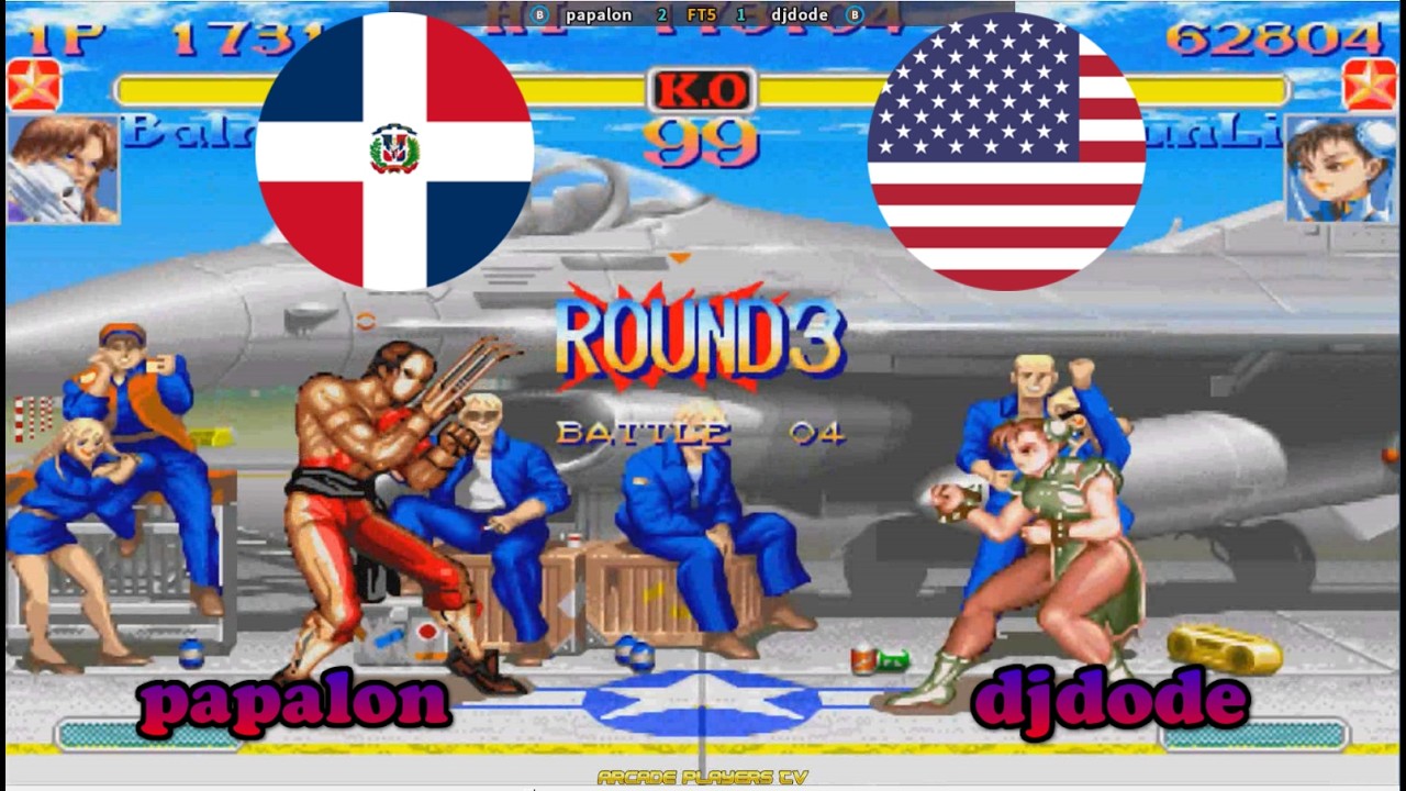 #arcade Street Fighter 2 Turbo ➤ papalon (DO) vs djdode (Usa) 超级街霸2X