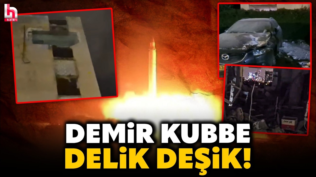 İran, intikam füzelerini ateşledi... Tel Aviv ve bir çok İsrail kentine İran füzeleri düştü!