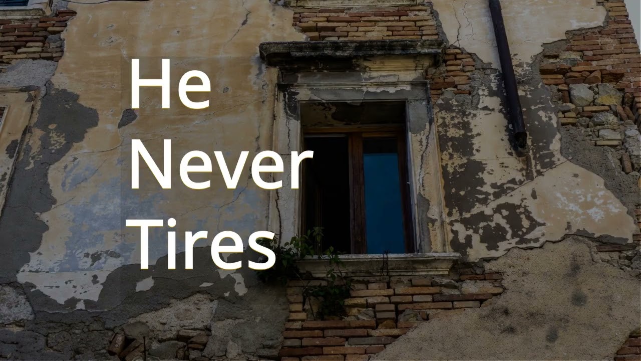 He Never Tires | Worship Music Instrumental | Prayer and Devotional