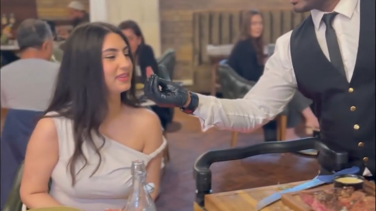 Mastering The Salt bae Technique For Slicing Tomahawk Steak