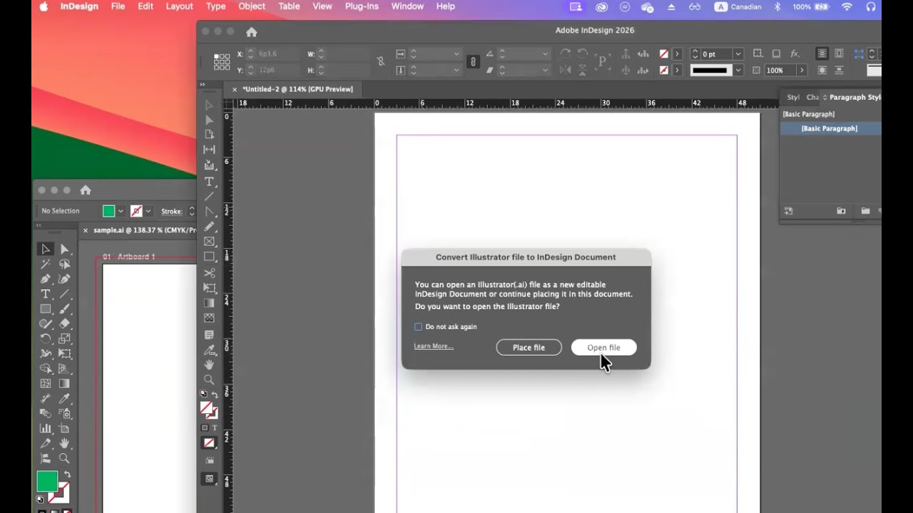 Import Symbols from Illustrator to InDesign