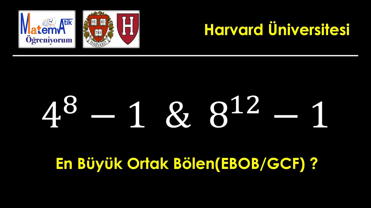 Harvard Üniversitesi (HMMT 2014) sorusu