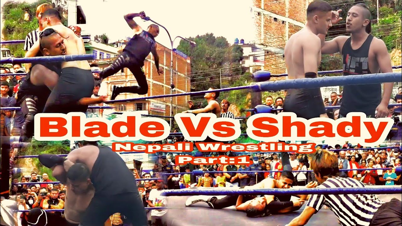 YungSangVlog|| NEPALI WRESTLING||BLADE VS SHADY|| DHULIKHEL