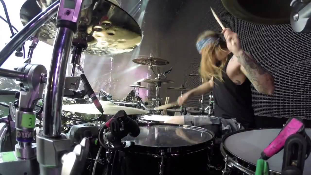 Ghost Division Sabaton LIVE HD - Wacken Open Air - Hannes Van Dahl [drum cam]