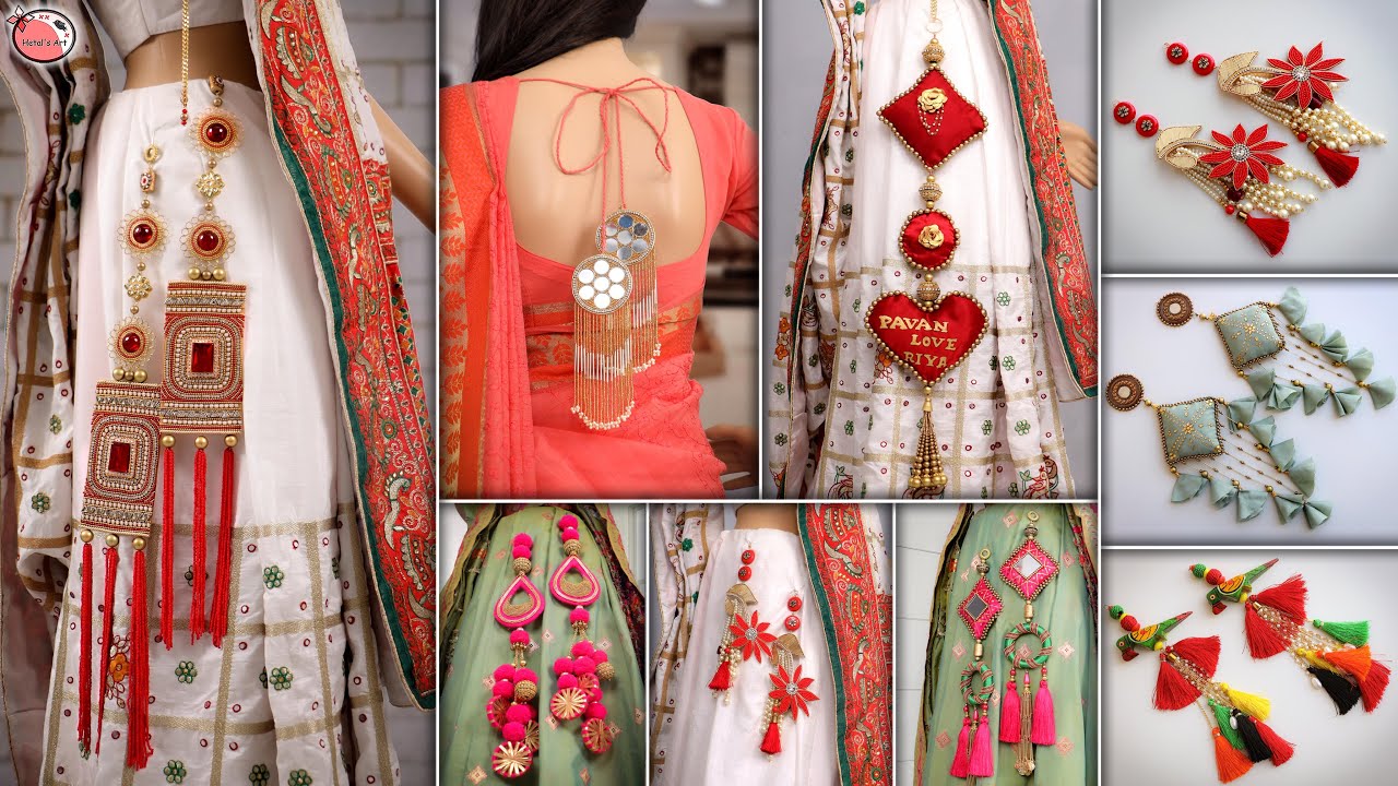 Trendy! Girl's Latest Fashion DIY Tassel For Blouses, Lehengas - Outfits || Latkan Making At Home