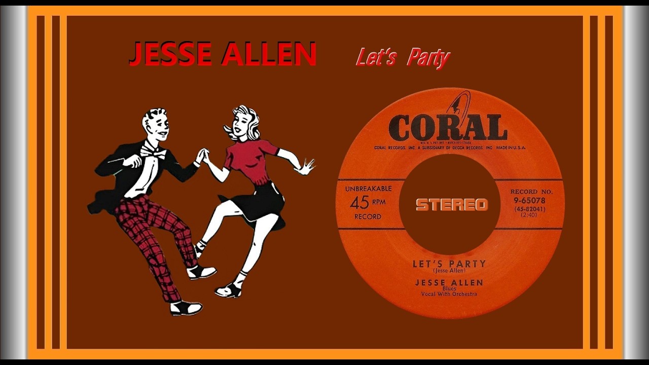 Jesse Allen - Let's Party  1952  (STEREO)