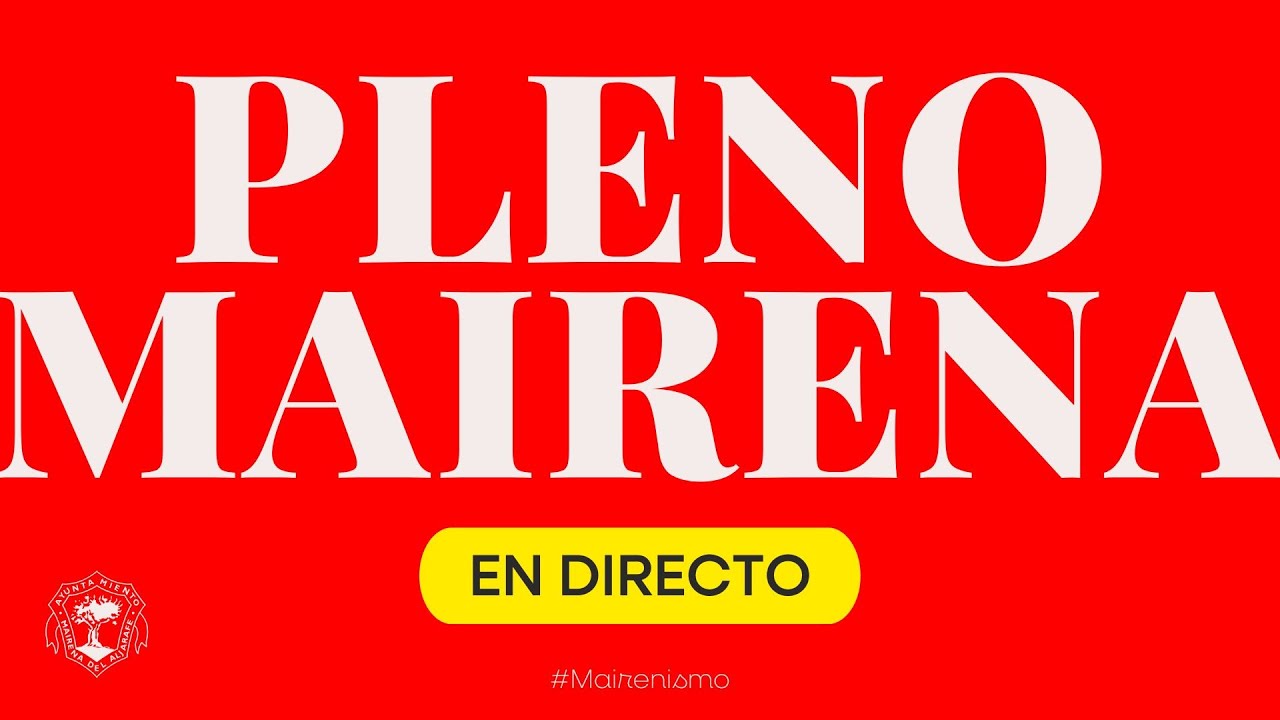 Pleno Ayuntamiento Mairena del Aljarafe. 22 de enero 2026