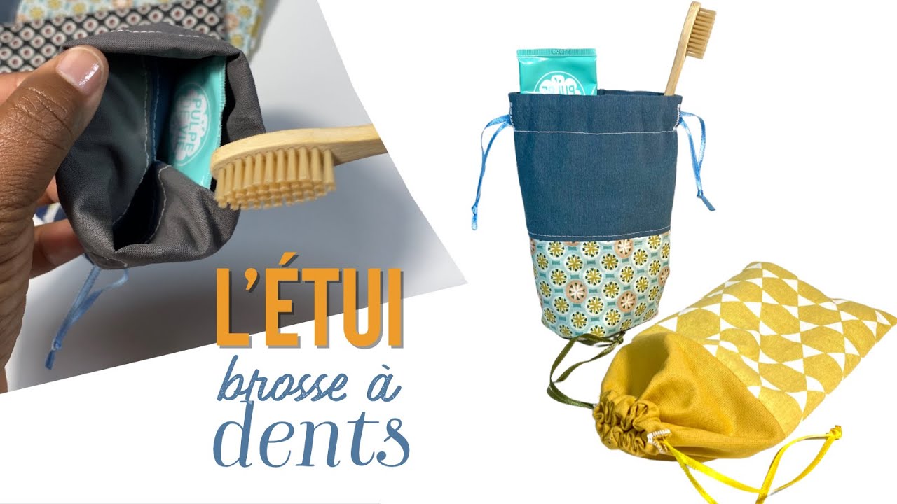 Etui compartimenté pour brosse à dents et dentifrice, ultra facile à faire 🤌🏽 (version courte)