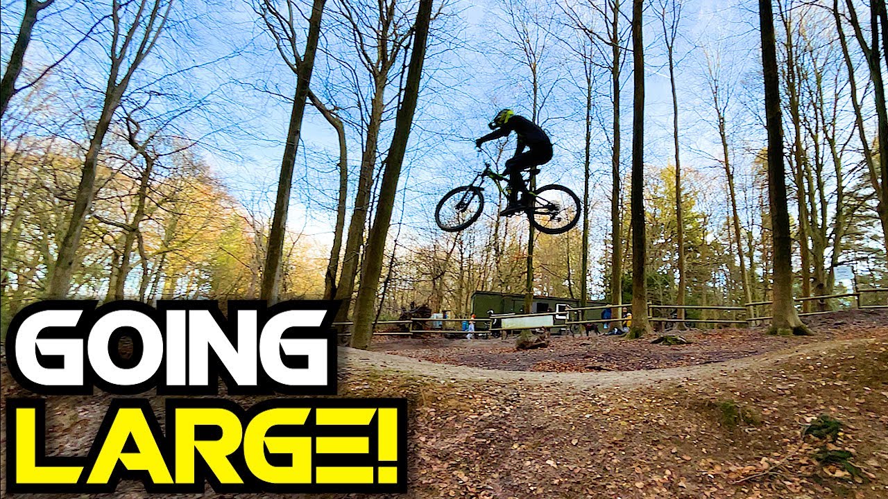 RIDING ALL NEW FEATURES AT ROGATE BIKE PARK! +SNAPPED SPOKE