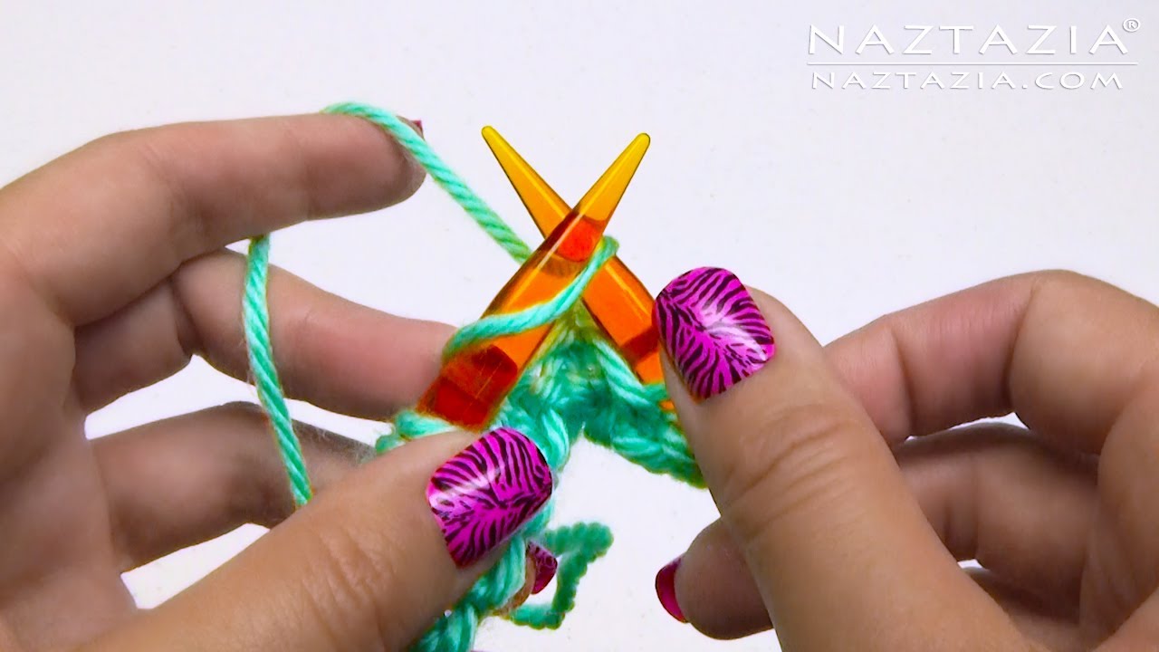 HOW TO KNIT FASTER using CONTINENTAL KNITTING by Naztazia