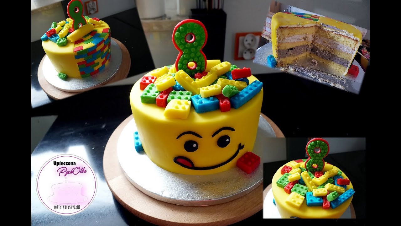 Tort LEGO z klockami dla chłopca | Lego cake