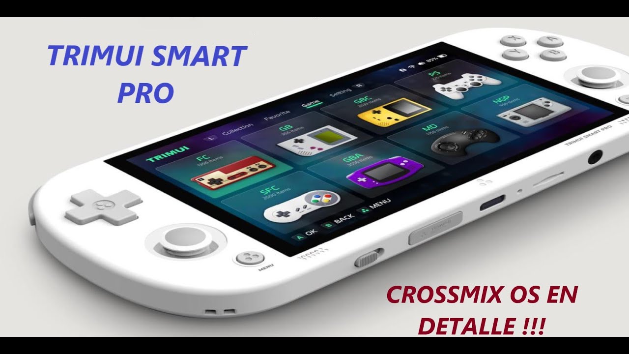 CROSSMIX OS PARA TRIMUI SMART PRO EN DETALLE !!! (CONFIGURACION Y REVIEW)