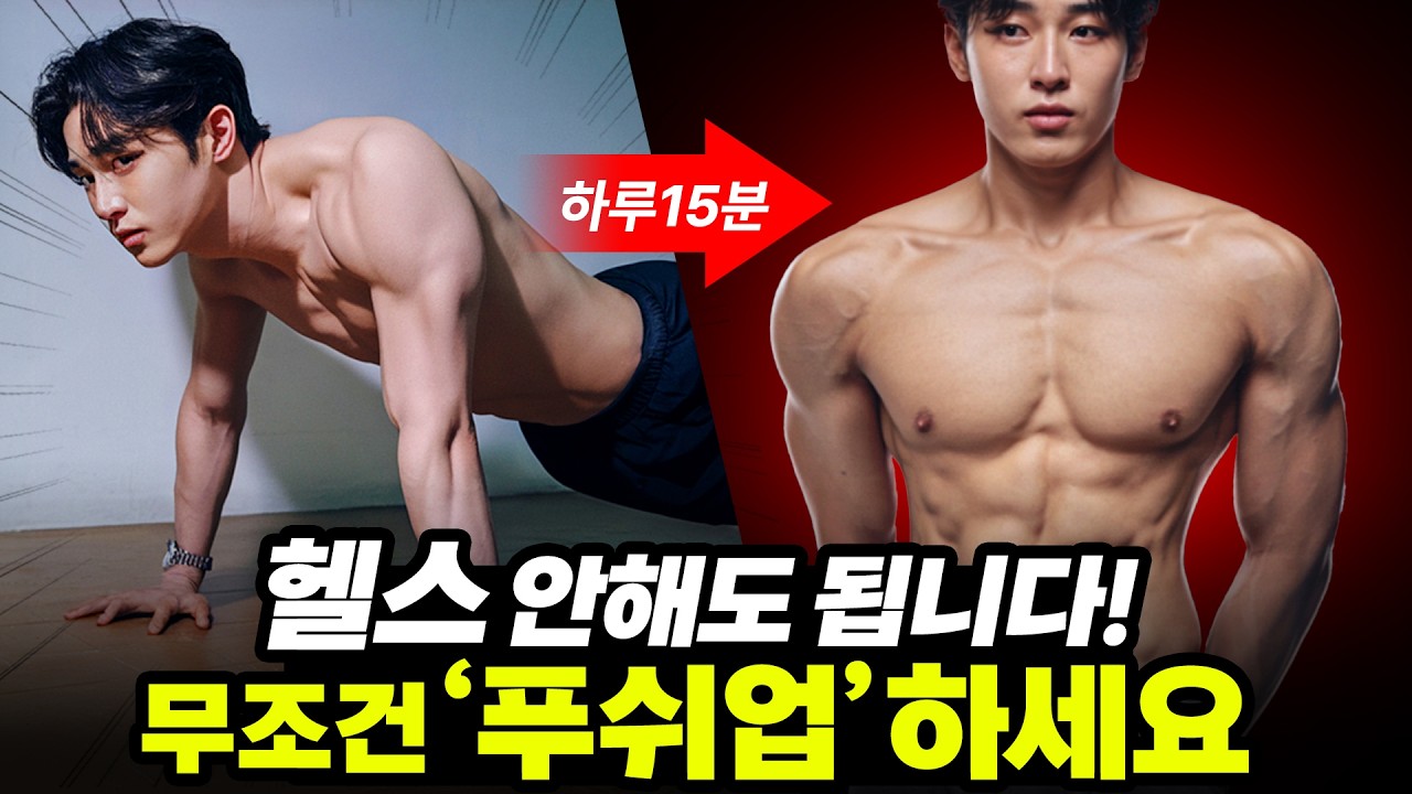 '이렇게만' 해도 피지컬은 무조건 좋아집니다.  (맨몸운동 / 푸쉬업 / 팔굽혀펴기)