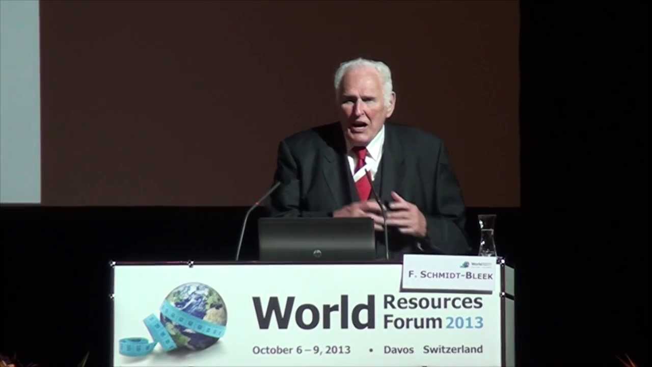 WRF 2013   Friedrich (Bio) Schmidt Bleek