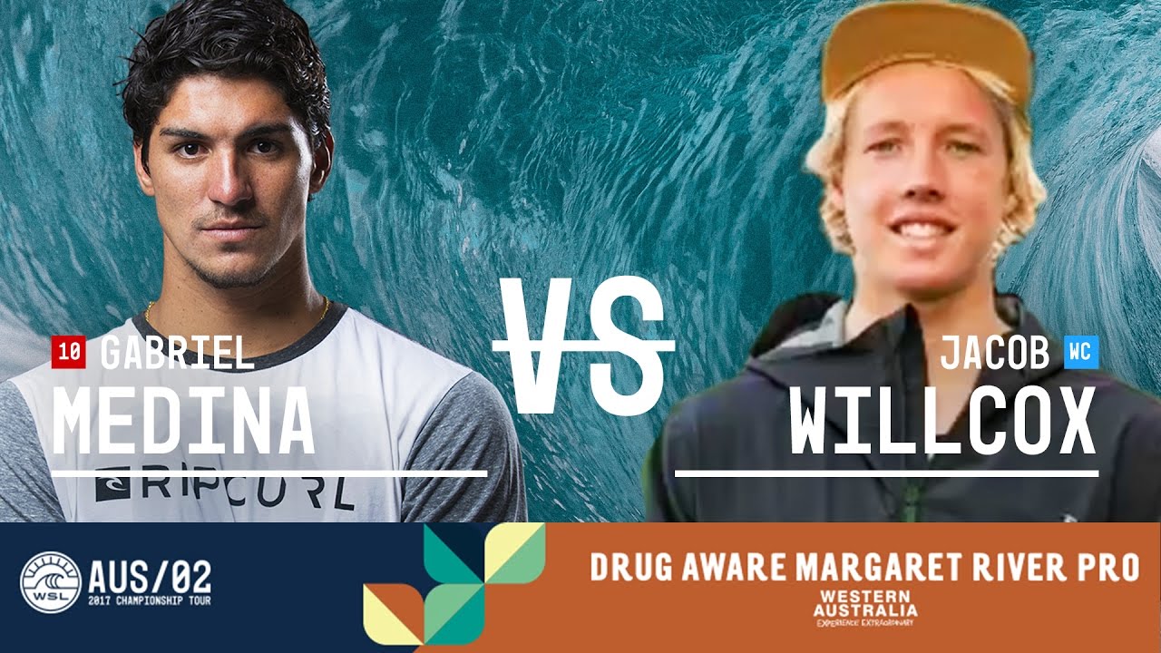 Gabriel Medina vs. Jacob Willcox - Round Two, Heat 1 - Drug Aware Margaret River Pro 2017