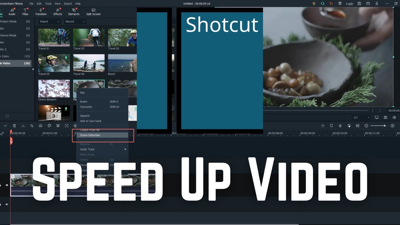 How to Speed Up Video in Shotcut