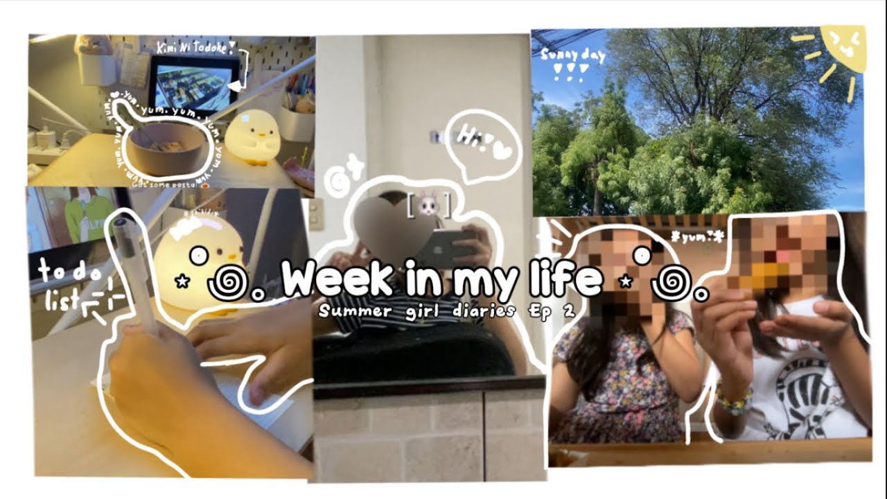 ♡Summer girl diaries *ep.2*♡ week in my life eating, playdate, new activities and hobbies and more!💜