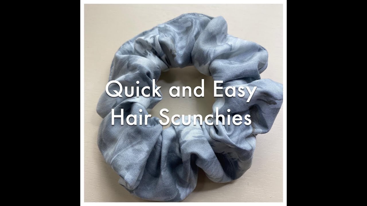 Quick and Easy Hair Scrunchies