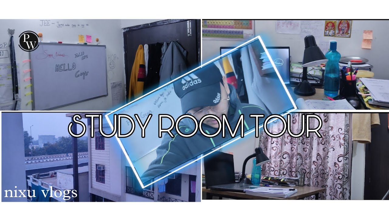 study room tour kota|| PHYSICS WALLAH || KOTA | JEE aspirent's room tour | rajasthan