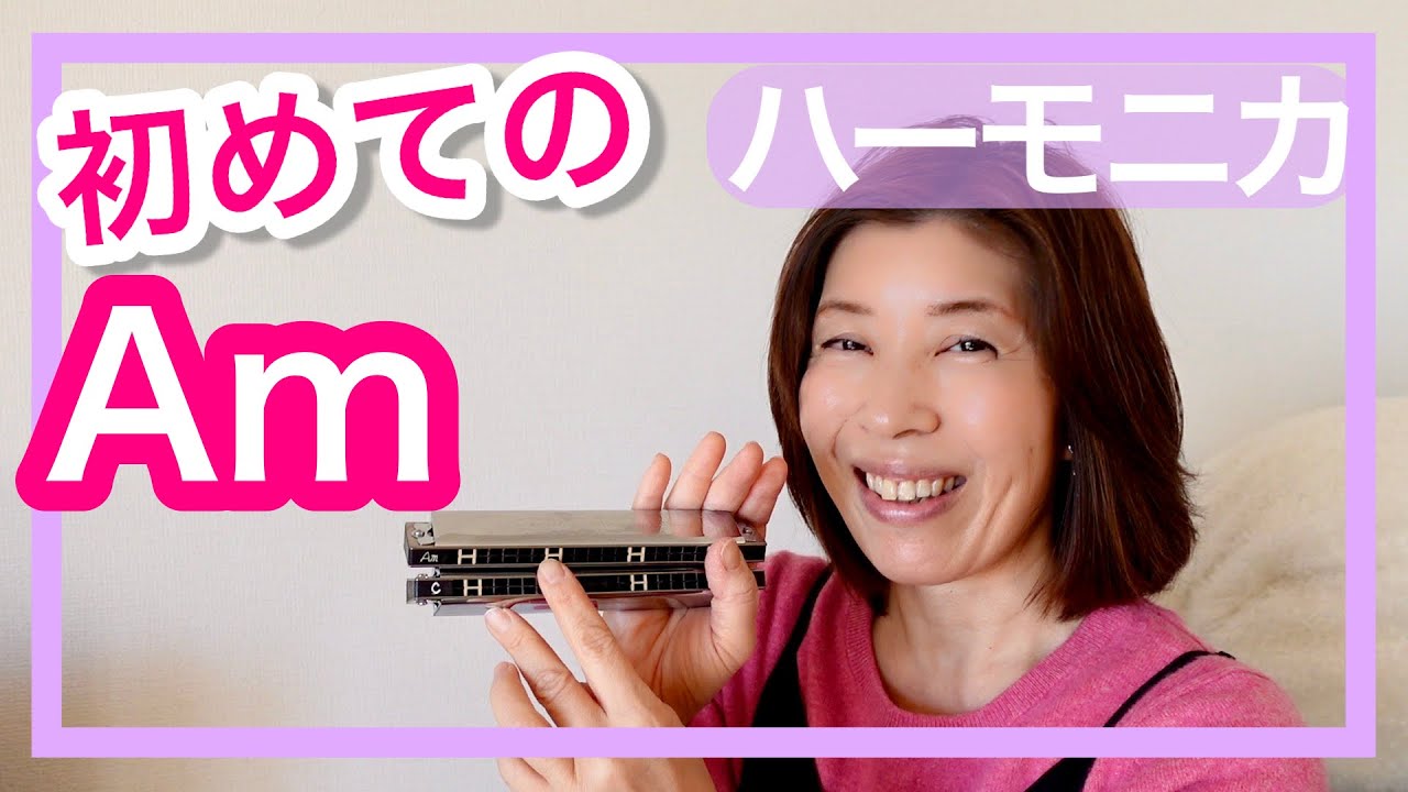 【初めてのAm】トレモロ複音ハーモニカ♪短音階