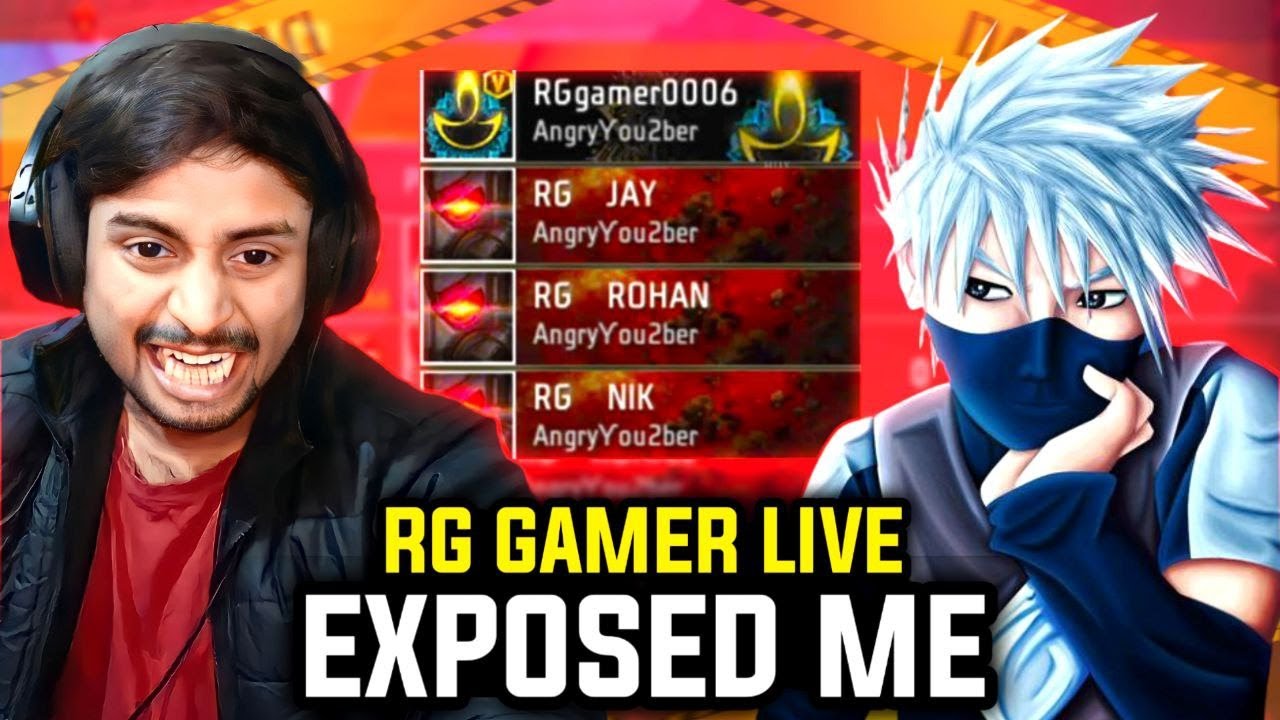 RG GAMER EXPOSED🤯😱 NO MORE ANGRY YOUTUBER💔😨 @RGGamerLive