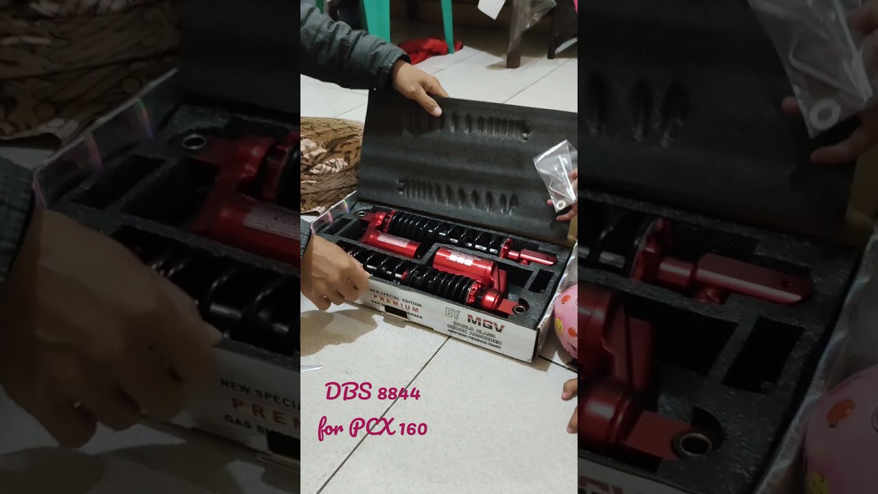 UNBOXING shockbreaker DBS 8844 untuk PCX 160
