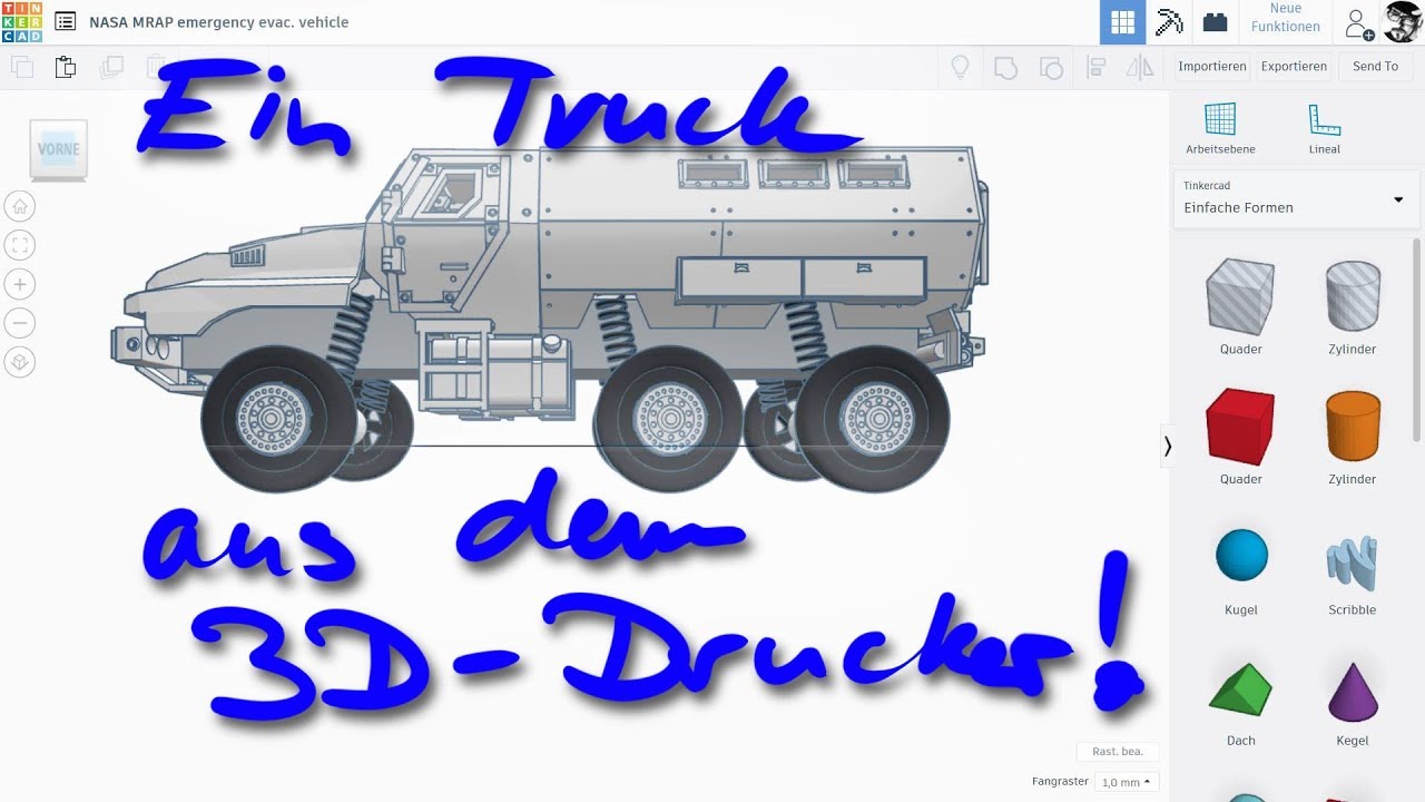 Ein Truck aus dem 3D-Drucker