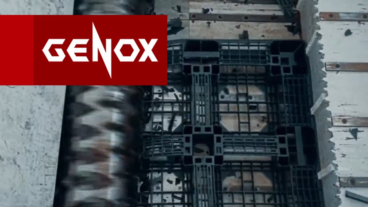 Single Shaft Shredder For Plastic Crush | BH Series Shredder System - Genox Recycling Tech