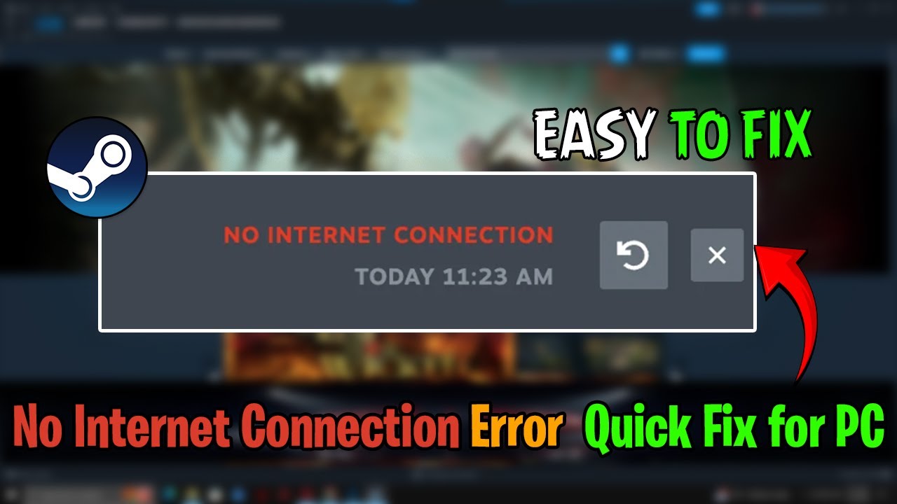 Исправлена ​​ошибка &laquo;Нет подключения к интернету&raquo; в Steam Tools: Steam не подключается 🔧