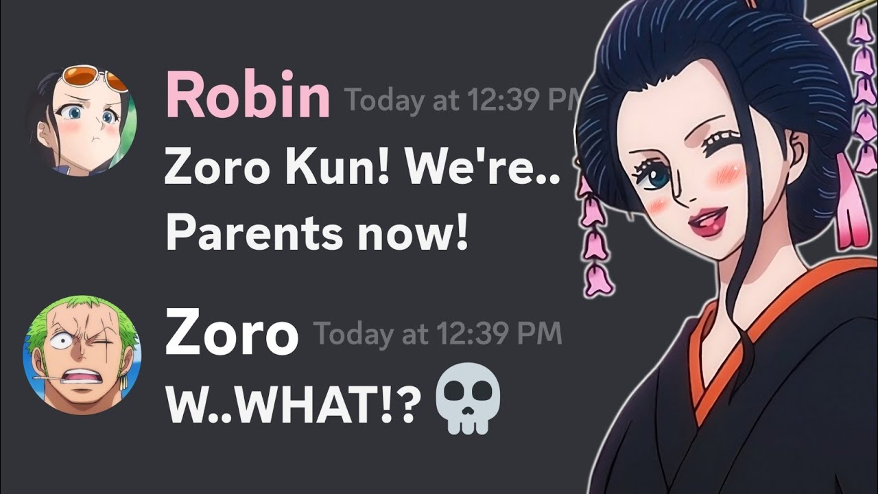 If Zoro and Robin became Chopper's Parents...