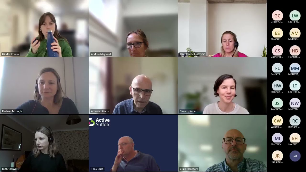 Conditions for place based working: Cultures and practices for wellbeing and physical activity