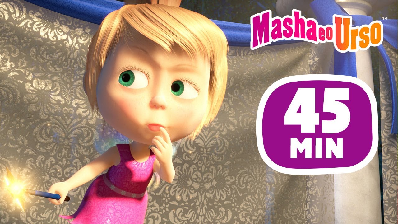 Masha e o Urso 👱‍♀️🐻 🧚 Feriado Da Colheita🌽🎊 Desenhos animados ⚡ 45 minutos