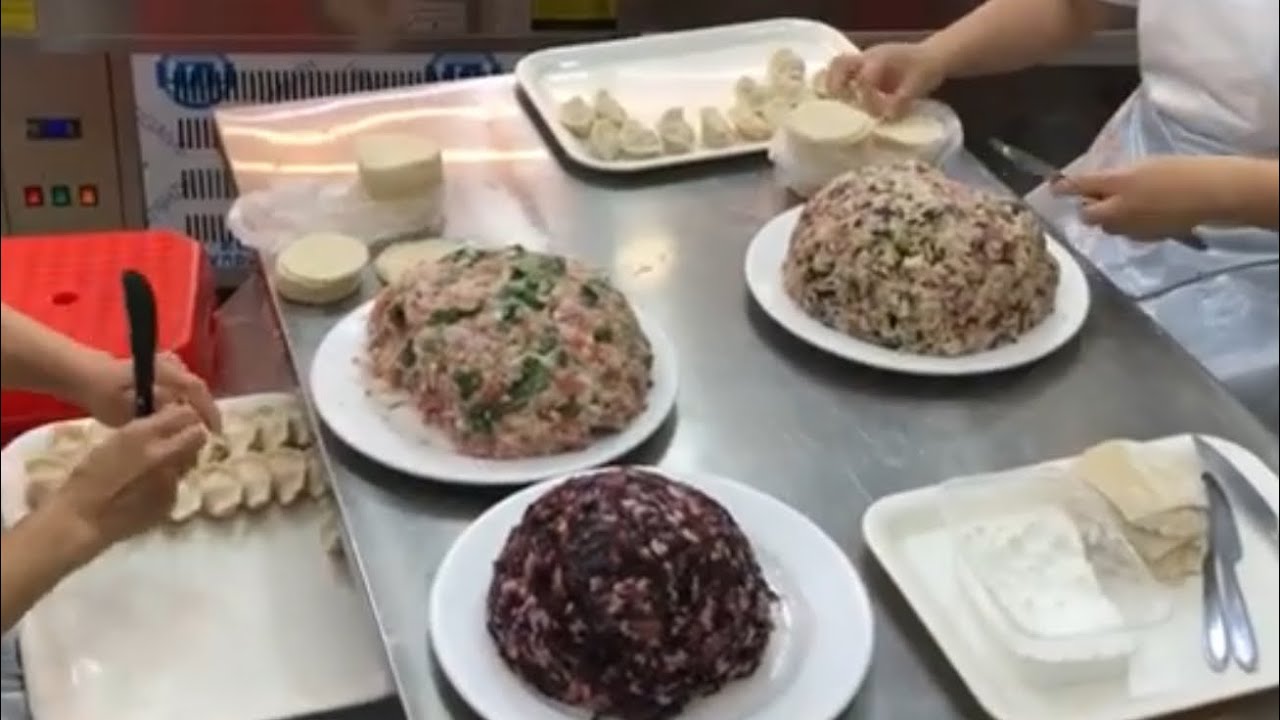 四款手工餃子 製作實錄 大池記 手工餃子 雲吞 大圍店  #菠菜鮮肉餃 #香港美食 #雲吞 #包餃子 #肉餃子